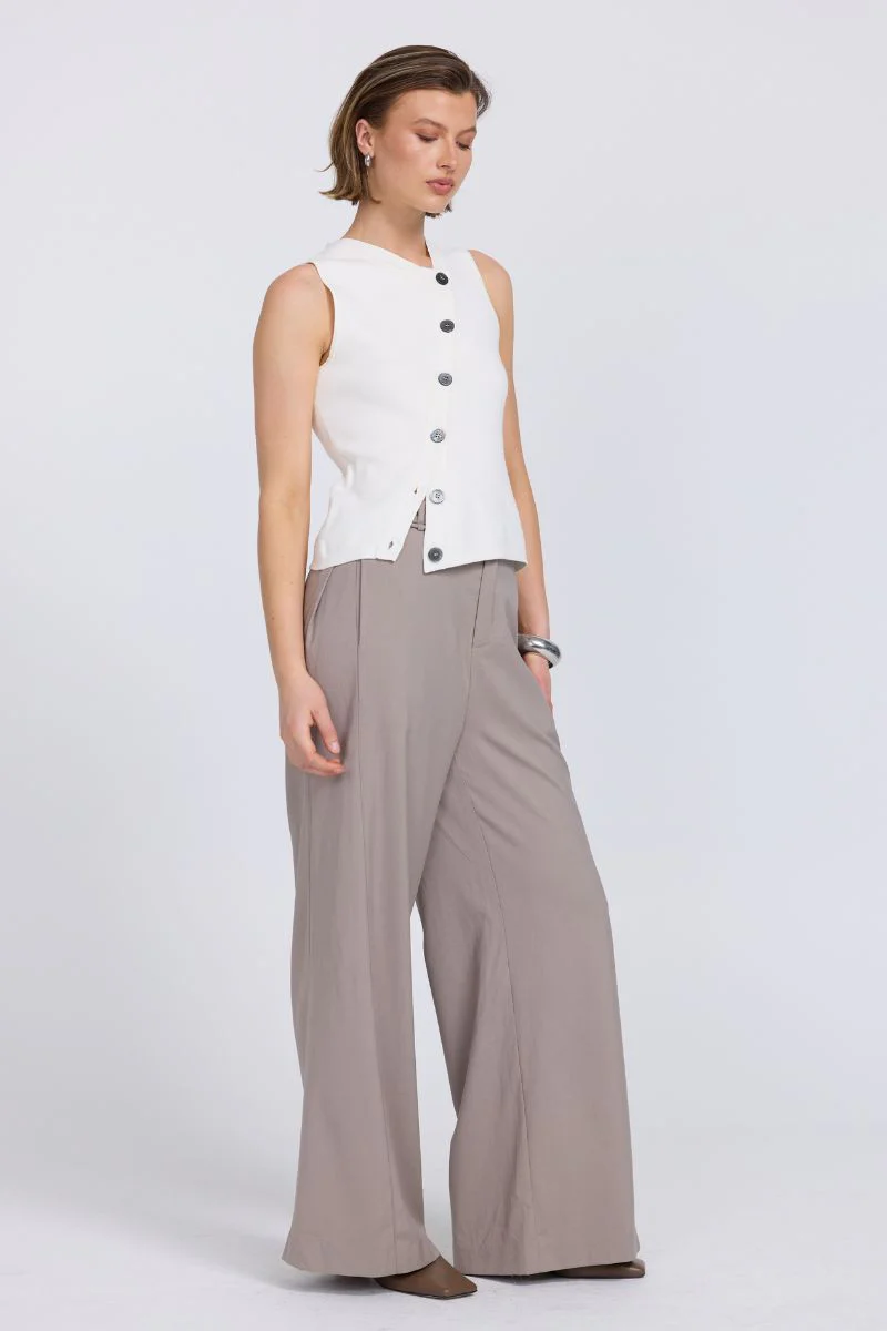 ASTRID KNIT TOP - ALMOND - Image 3