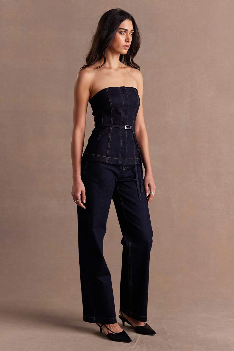 DUSK DENIM BODICE - INK - Image 5