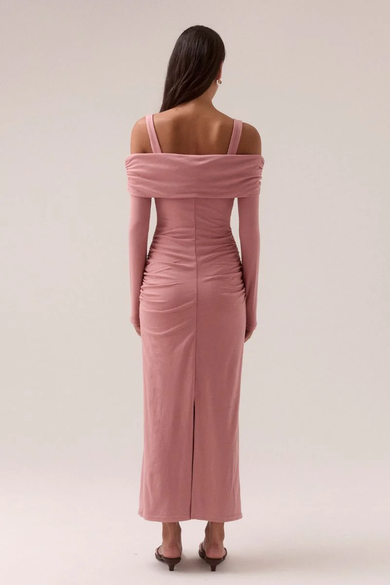 ELAIAN LONG-SLEEVE DRESS - BALLET - Image 3
