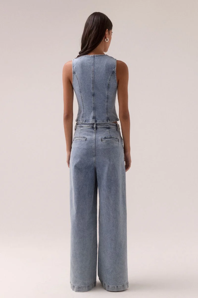 ETCH DENIM BODICE - HERITAGE BLUE - Image 3