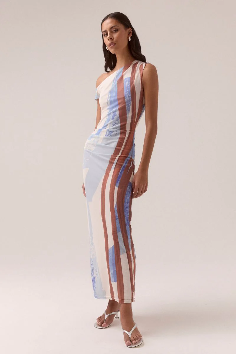 HUNTER MESH DRESS - BLUE SPICE - Image 3