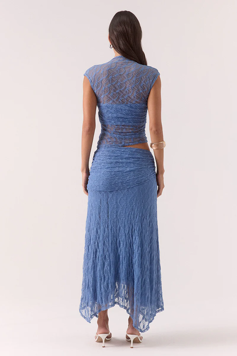 LOWRI SKIRT - SLATE BLUE - Image 4