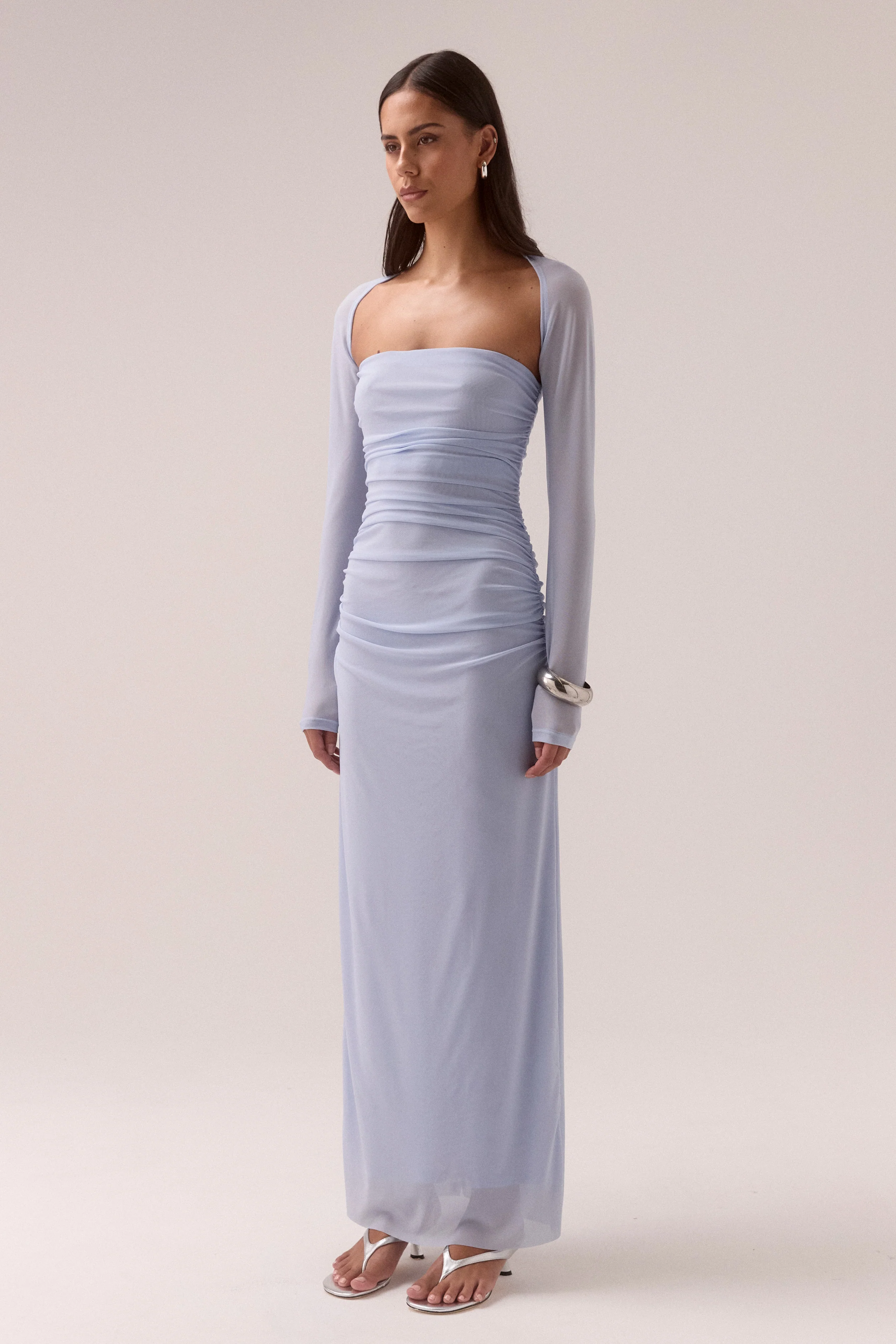 MYRIAD BOLERO DRESS - COOL BLUE - Image 4