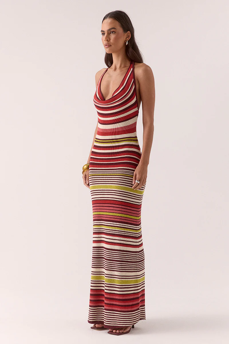 PANDORA KNIT DRESS - STRIPE - Image 3